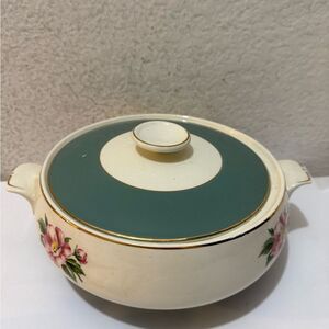 International China Co.  Empire Green Covered Serving Dish